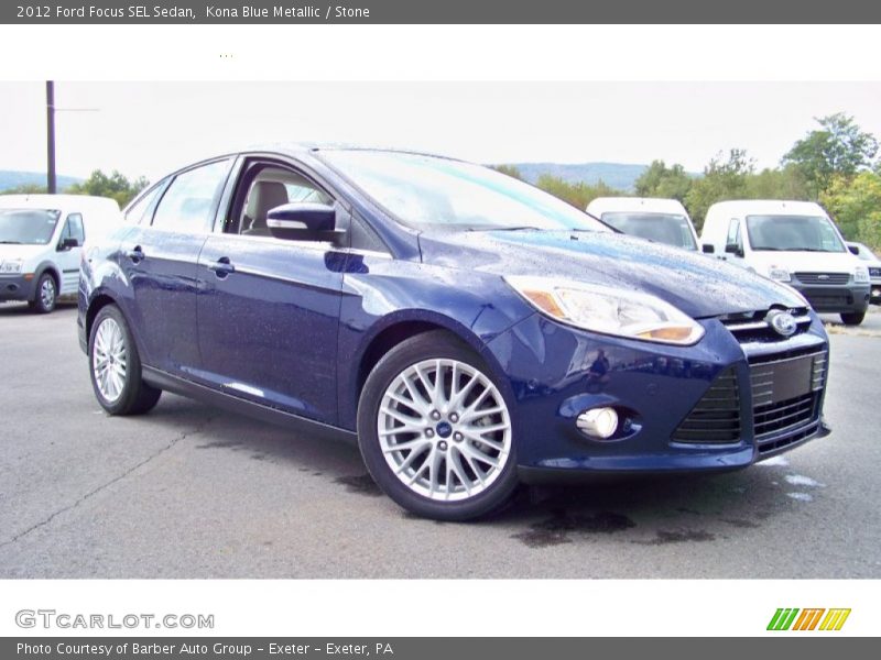 Kona Blue Metallic / Stone 2012 Ford Focus SEL Sedan