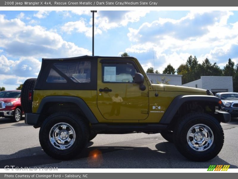 Rescue Green Metallic / Dark Slate Gray/Medium Slate Gray 2008 Jeep Wrangler X 4x4