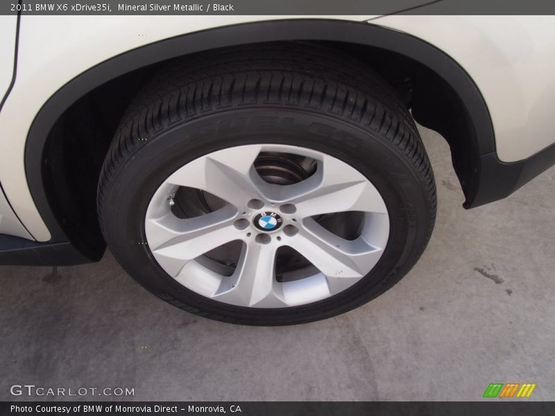 Mineral Silver Metallic / Black 2011 BMW X6 xDrive35i