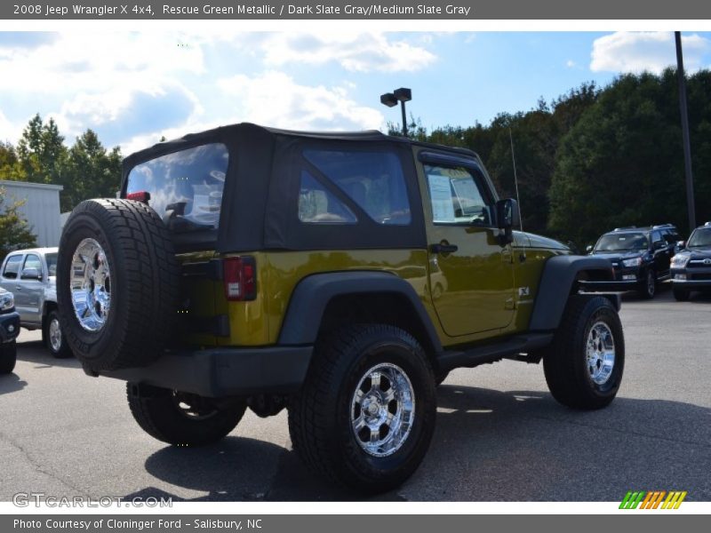 Rescue Green Metallic / Dark Slate Gray/Medium Slate Gray 2008 Jeep Wrangler X 4x4