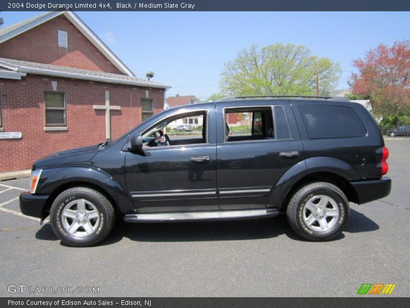 Black / Medium Slate Gray 2004 Dodge Durango Limited 4x4