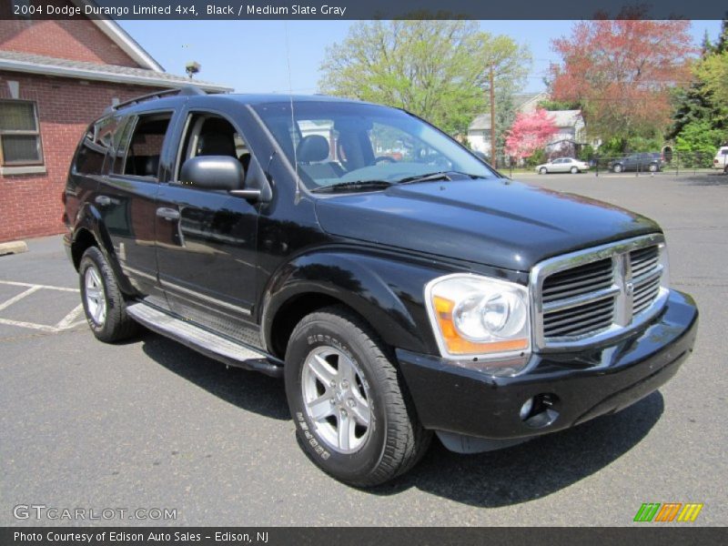 Black / Medium Slate Gray 2004 Dodge Durango Limited 4x4