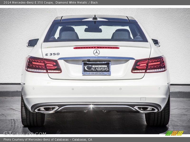 Diamond White Metallic / Black 2014 Mercedes-Benz E 350 Coupe