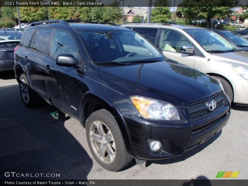 Black / Dark Charcoal 2011 Toyota RAV4 Sport 4WD
