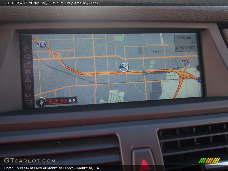 Platinum Gray Metallic / Black 2011 BMW X5 xDrive 35i
