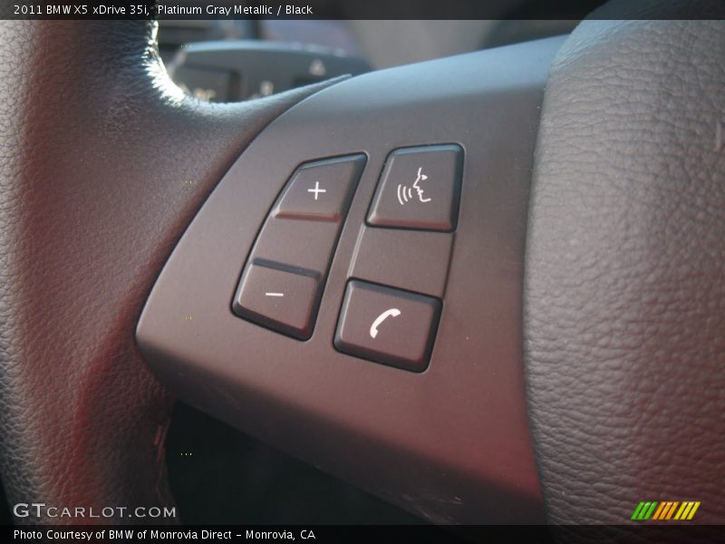 Platinum Gray Metallic / Black 2011 BMW X5 xDrive 35i