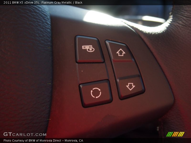 Platinum Gray Metallic / Black 2011 BMW X5 xDrive 35i