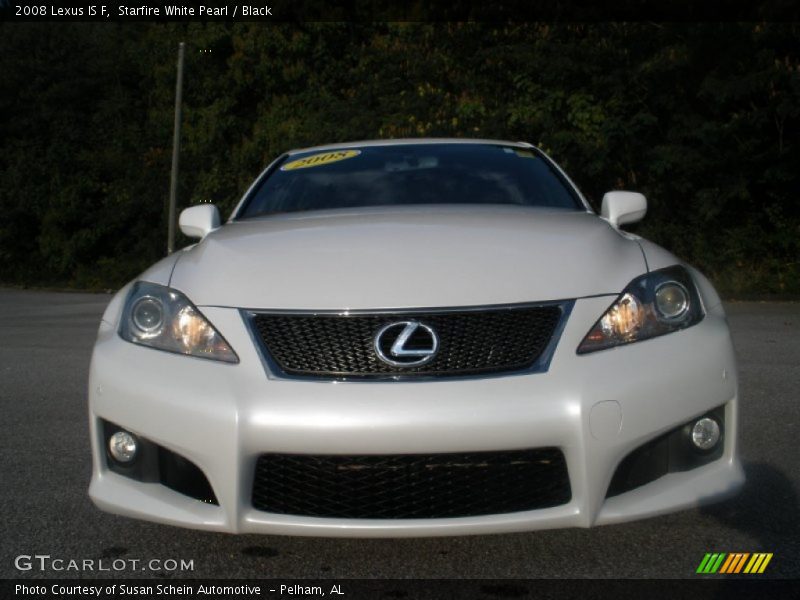 Starfire White Pearl / Black 2008 Lexus IS F