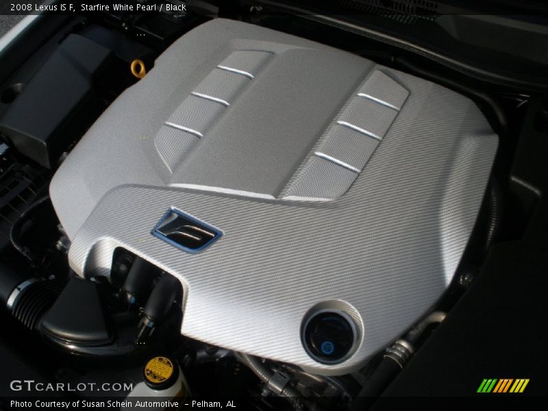 Starfire White Pearl / Black 2008 Lexus IS F