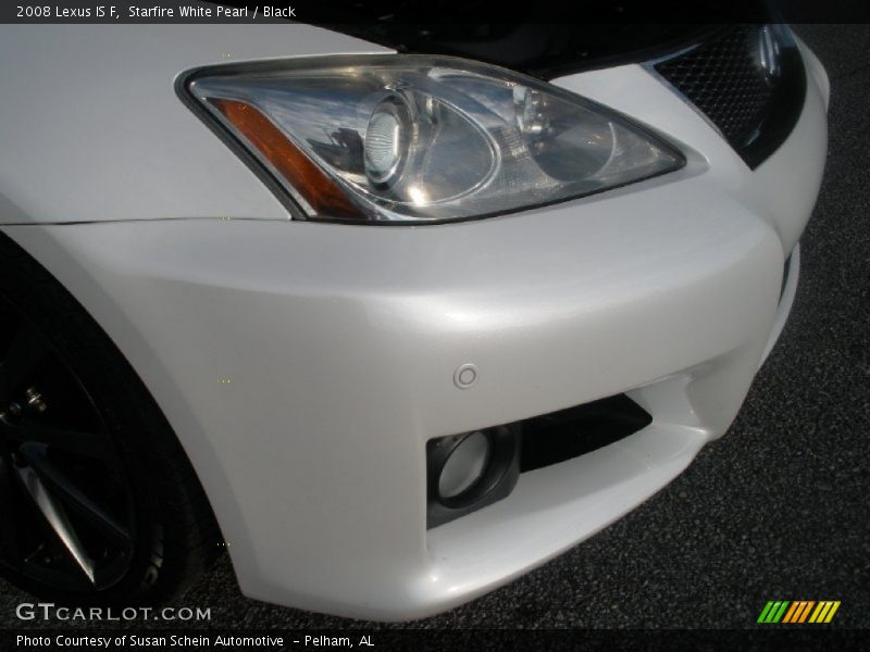 Starfire White Pearl / Black 2008 Lexus IS F