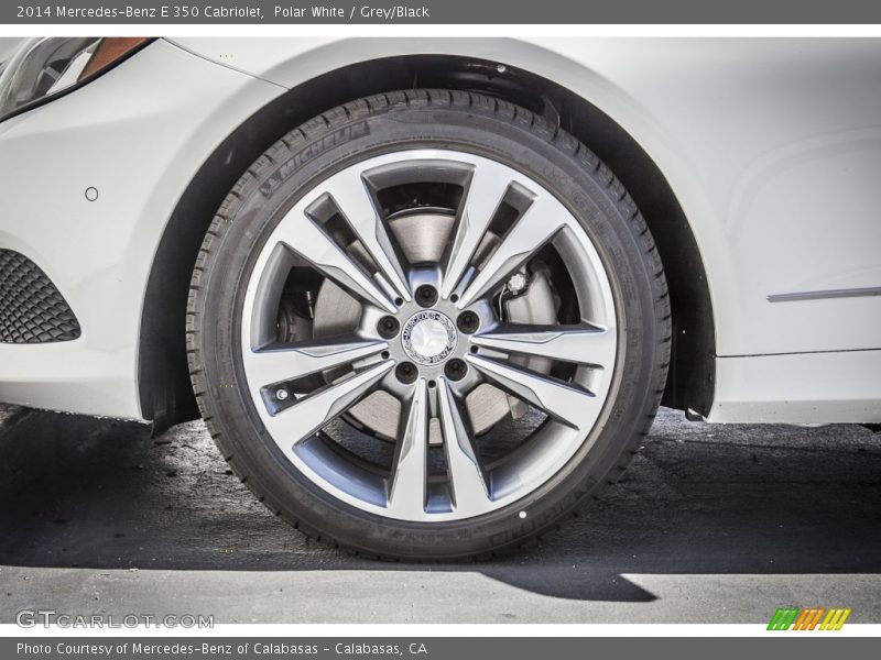 Polar White / Grey/Black 2014 Mercedes-Benz E 350 Cabriolet