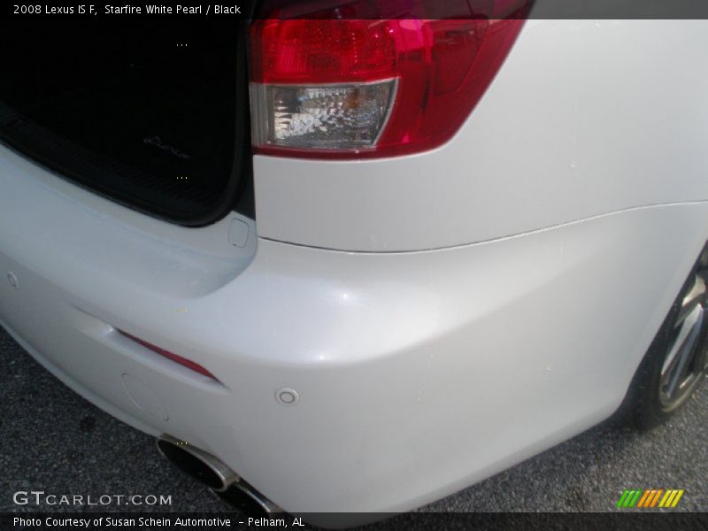 Starfire White Pearl / Black 2008 Lexus IS F