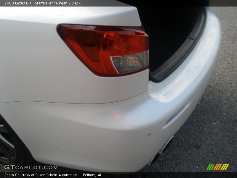 Starfire White Pearl / Black 2008 Lexus IS F