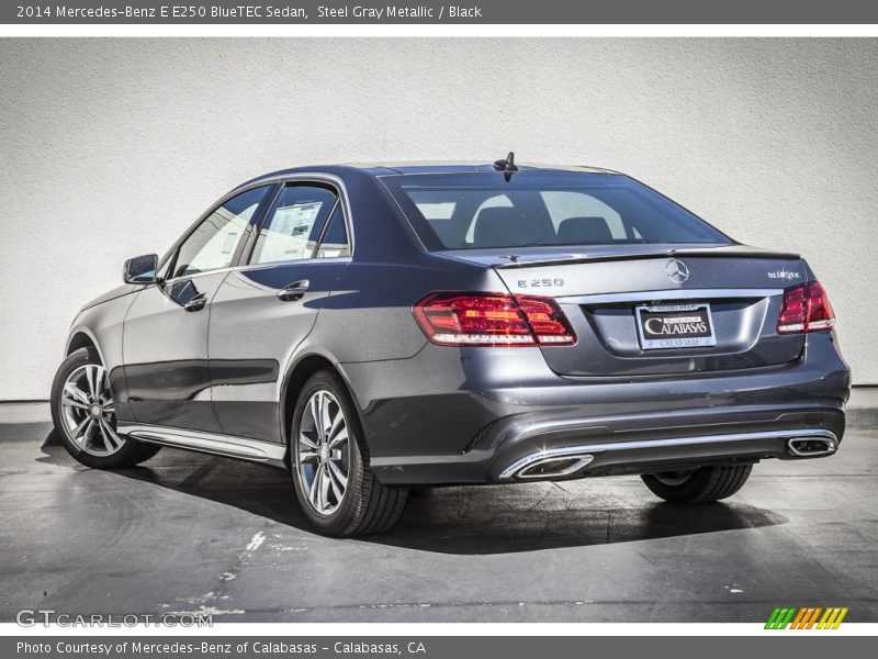 Steel Gray Metallic / Black 2014 Mercedes-Benz E E250 BlueTEC Sedan