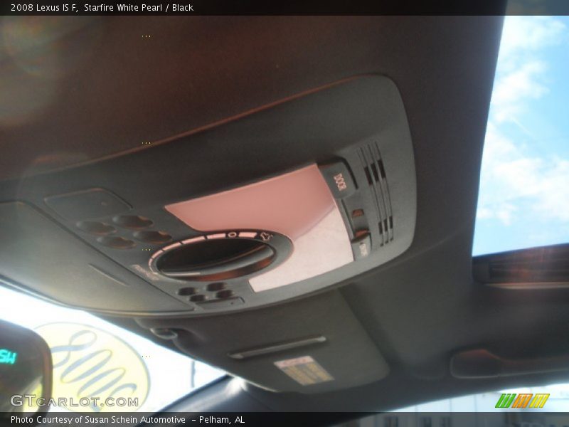 Starfire White Pearl / Black 2008 Lexus IS F