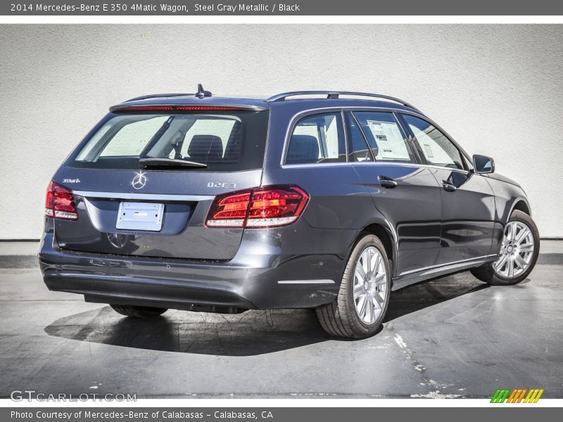 Steel Gray Metallic / Black 2014 Mercedes-Benz E 350 4Matic Wagon