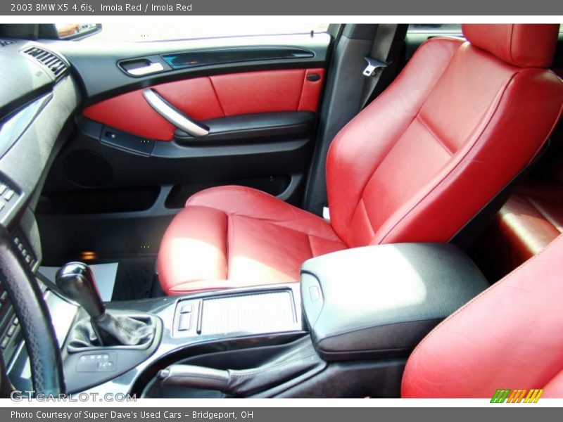 Front Seat of 2003 X5 4.6is