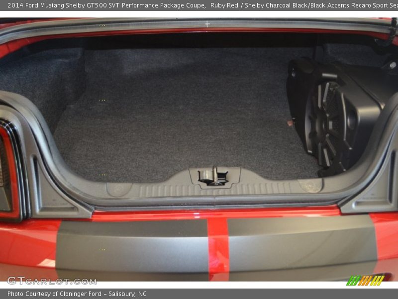  2014 Mustang Shelby GT500 SVT Performance Package Coupe Trunk