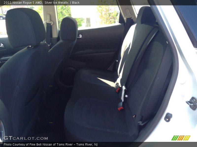 Silver Ice Metallic / Black 2011 Nissan Rogue S AWD