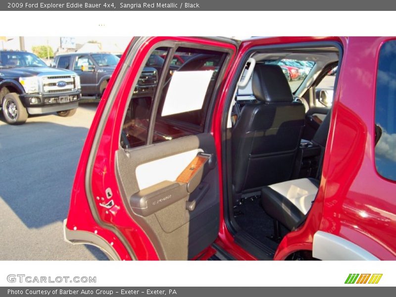 Sangria Red Metallic / Black 2009 Ford Explorer Eddie Bauer 4x4