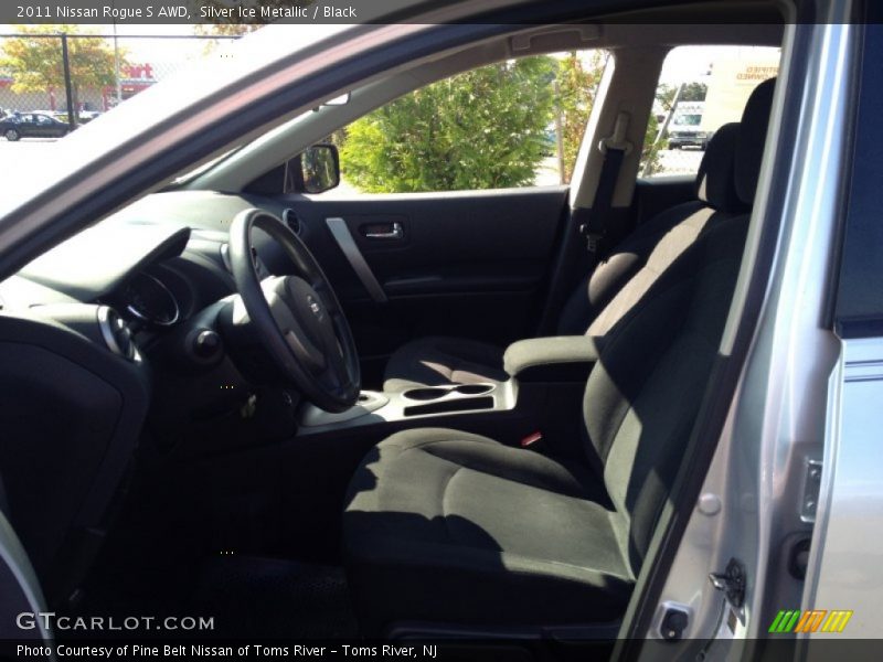 Silver Ice Metallic / Black 2011 Nissan Rogue S AWD