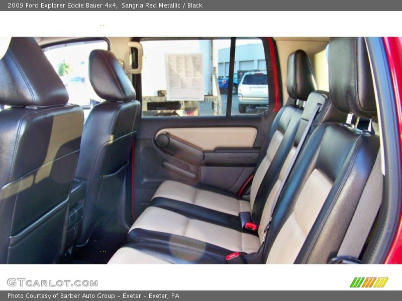 Sangria Red Metallic / Black 2009 Ford Explorer Eddie Bauer 4x4