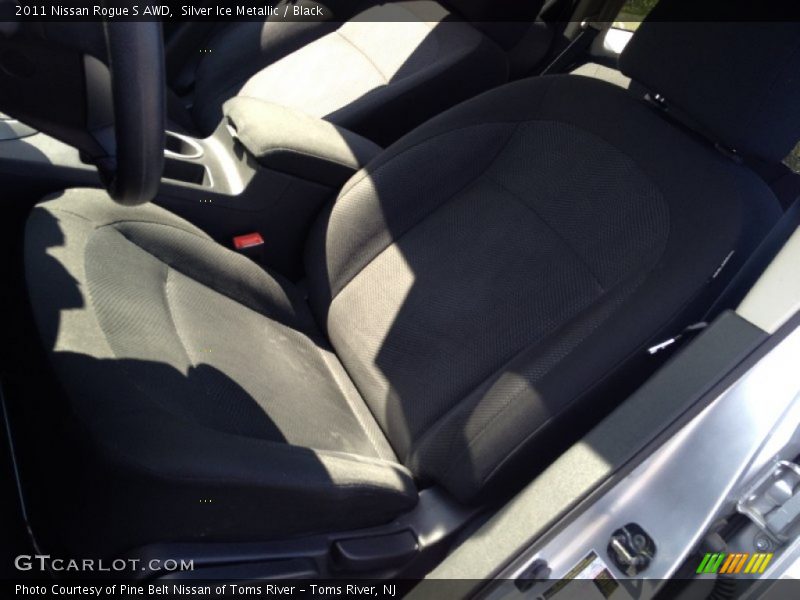 Silver Ice Metallic / Black 2011 Nissan Rogue S AWD