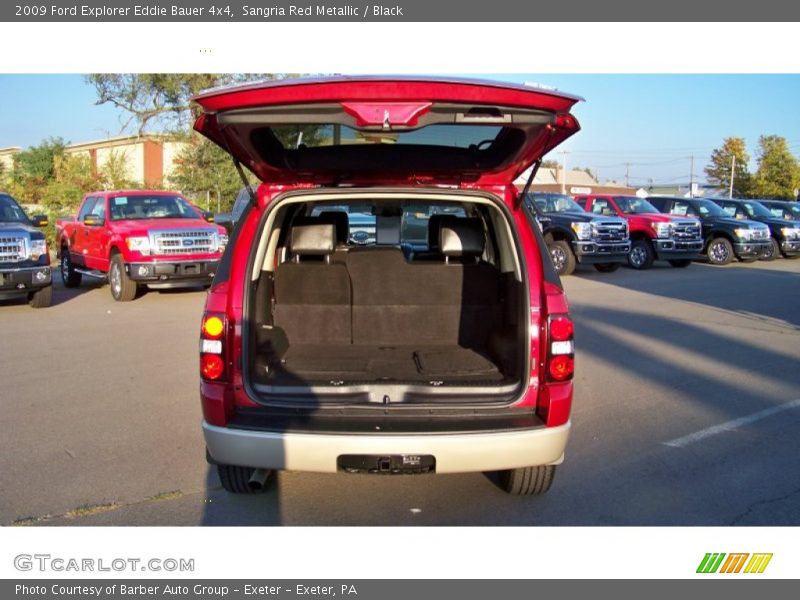 Sangria Red Metallic / Black 2009 Ford Explorer Eddie Bauer 4x4