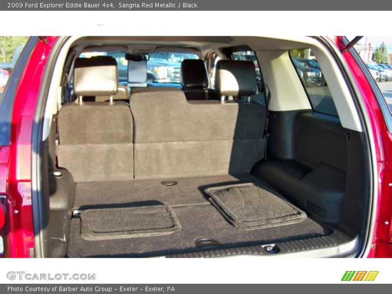 Sangria Red Metallic / Black 2009 Ford Explorer Eddie Bauer 4x4