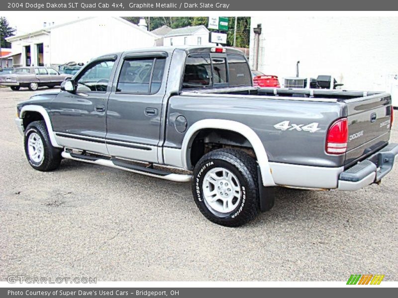 Graphite Metallic / Dark Slate Gray 2004 Dodge Dakota SLT Quad Cab 4x4