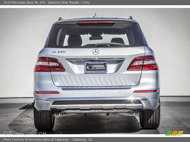 Diamond Silver Metallic / Grey 2014 Mercedes-Benz ML 350