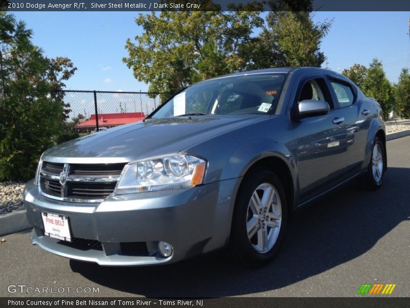 Silver Steel Metallic / Dark Slate Gray 2010 Dodge Avenger R/T