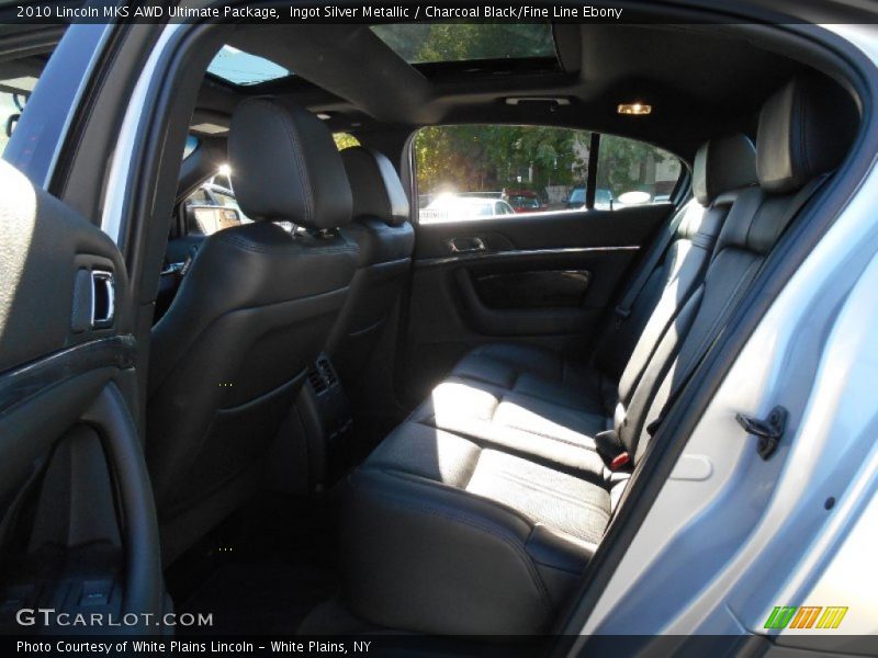 Ingot Silver Metallic / Charcoal Black/Fine Line Ebony 2010 Lincoln MKS AWD Ultimate Package