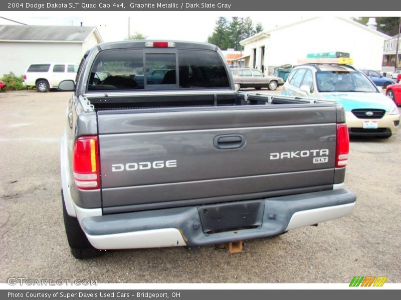 Graphite Metallic / Dark Slate Gray 2004 Dodge Dakota SLT Quad Cab 4x4