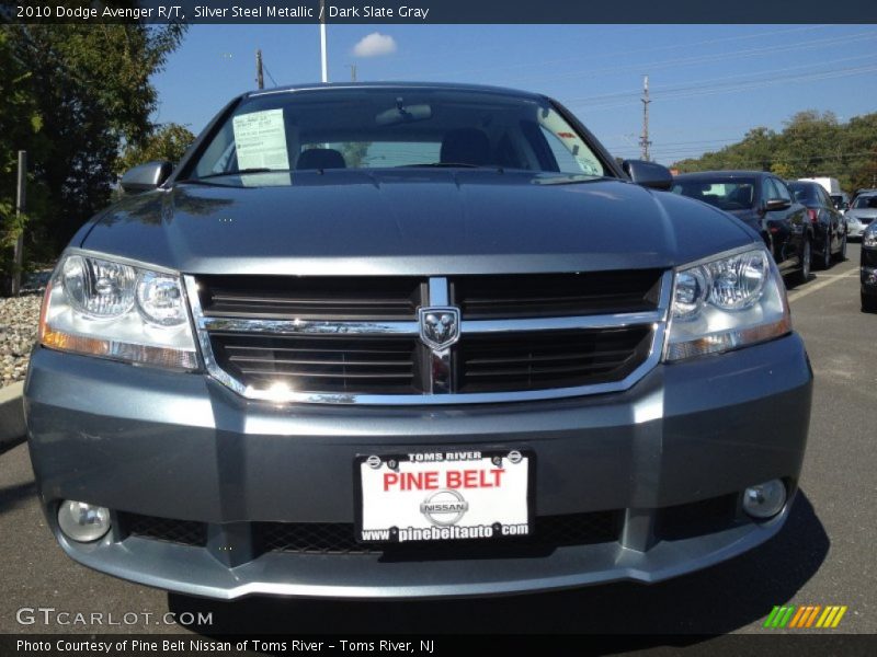 Silver Steel Metallic / Dark Slate Gray 2010 Dodge Avenger R/T