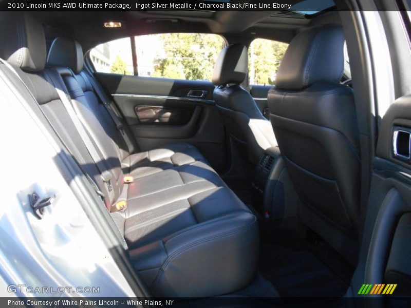 Ingot Silver Metallic / Charcoal Black/Fine Line Ebony 2010 Lincoln MKS AWD Ultimate Package