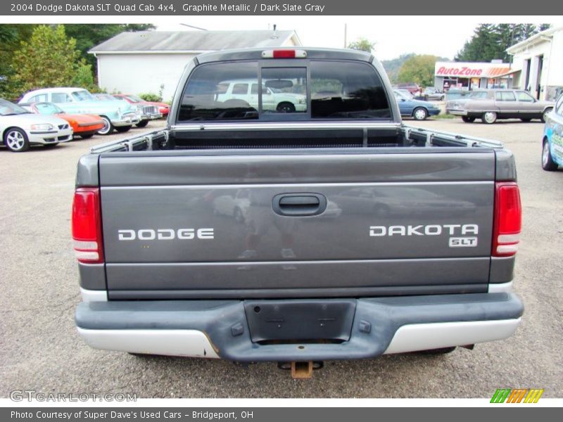 Graphite Metallic / Dark Slate Gray 2004 Dodge Dakota SLT Quad Cab 4x4