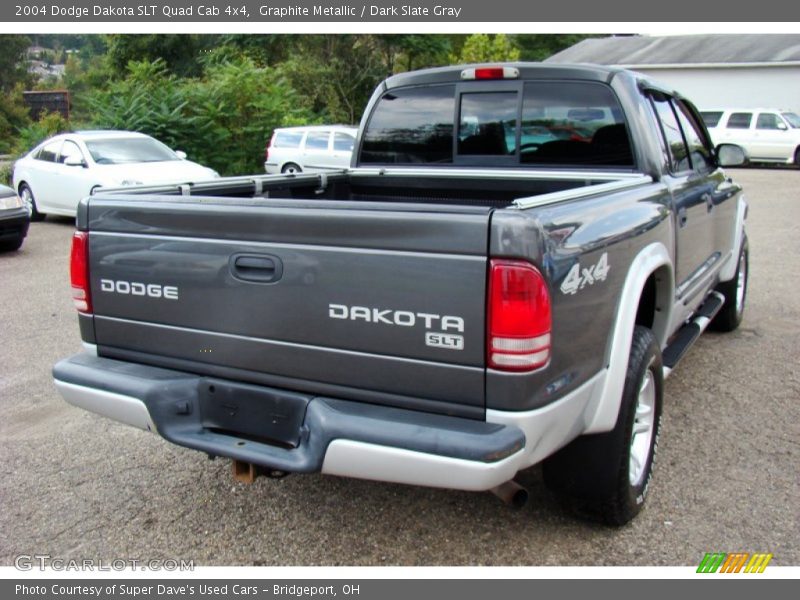 Graphite Metallic / Dark Slate Gray 2004 Dodge Dakota SLT Quad Cab 4x4
