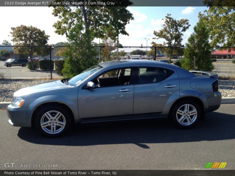 Silver Steel Metallic / Dark Slate Gray 2010 Dodge Avenger R/T