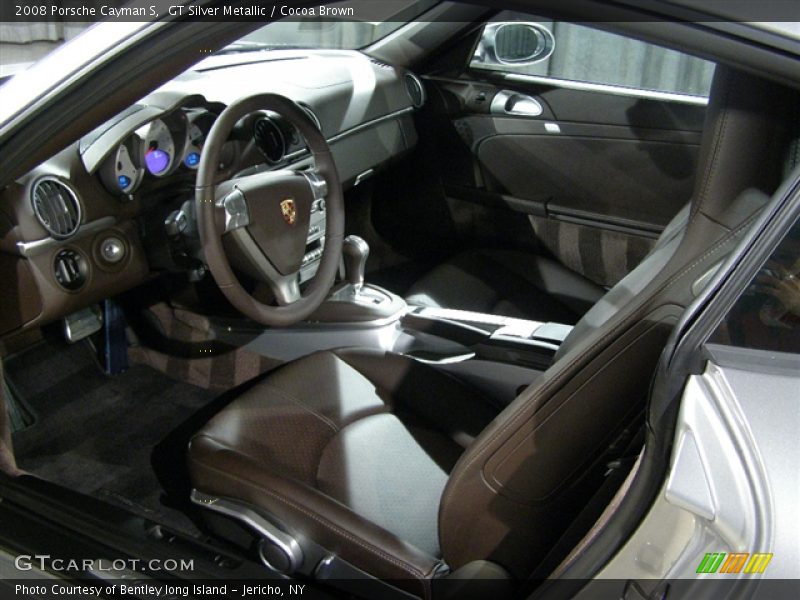  2008 Cayman S Cocoa Brown Interior