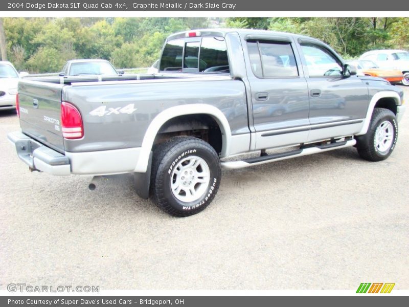 Graphite Metallic / Dark Slate Gray 2004 Dodge Dakota SLT Quad Cab 4x4