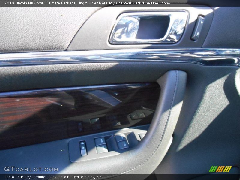 Ingot Silver Metallic / Charcoal Black/Fine Line Ebony 2010 Lincoln MKS AWD Ultimate Package