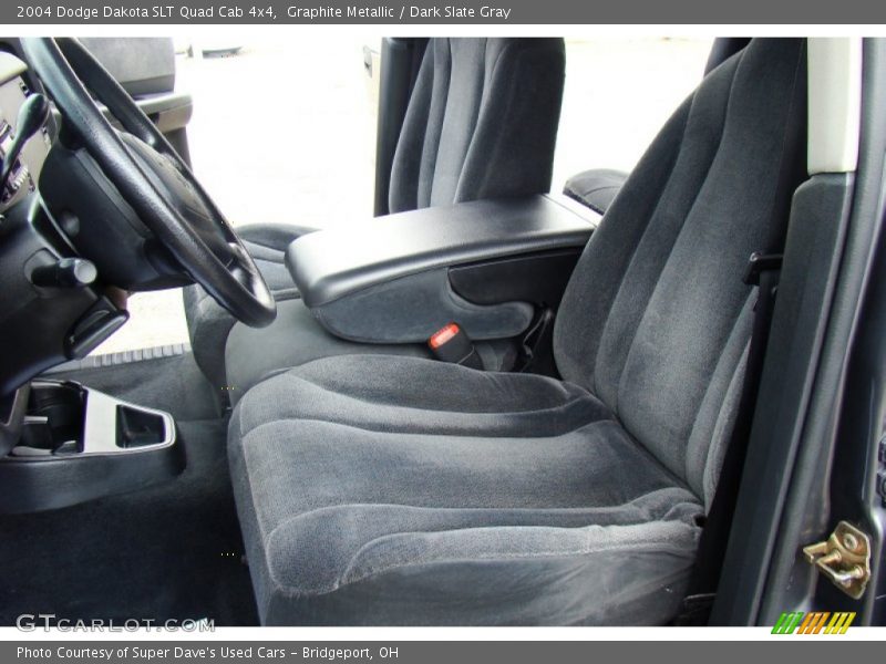 Graphite Metallic / Dark Slate Gray 2004 Dodge Dakota SLT Quad Cab 4x4