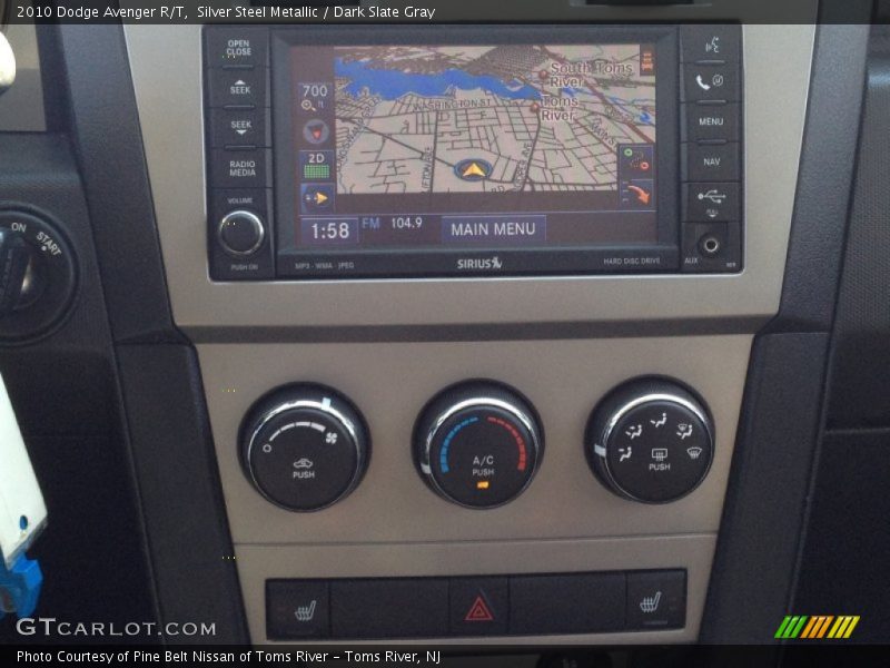 Silver Steel Metallic / Dark Slate Gray 2010 Dodge Avenger R/T