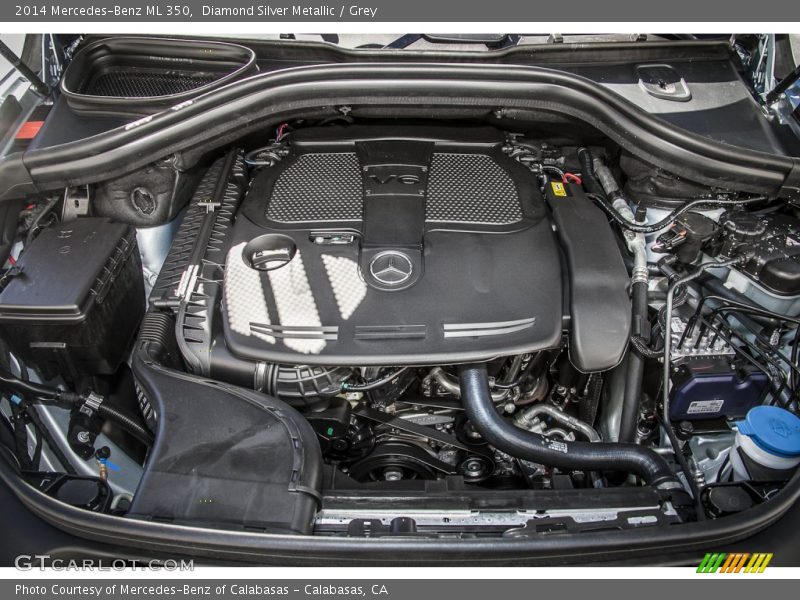 Diamond Silver Metallic / Grey 2014 Mercedes-Benz ML 350