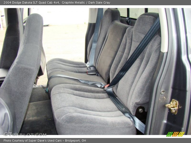 Graphite Metallic / Dark Slate Gray 2004 Dodge Dakota SLT Quad Cab 4x4