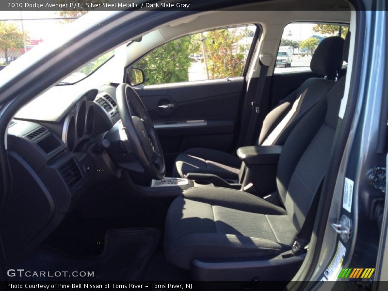 Silver Steel Metallic / Dark Slate Gray 2010 Dodge Avenger R/T