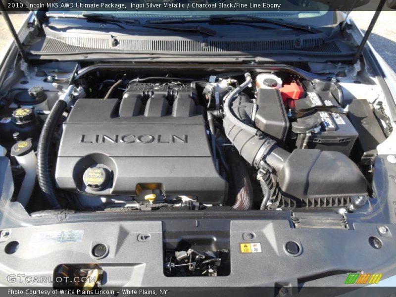 Ingot Silver Metallic / Charcoal Black/Fine Line Ebony 2010 Lincoln MKS AWD Ultimate Package