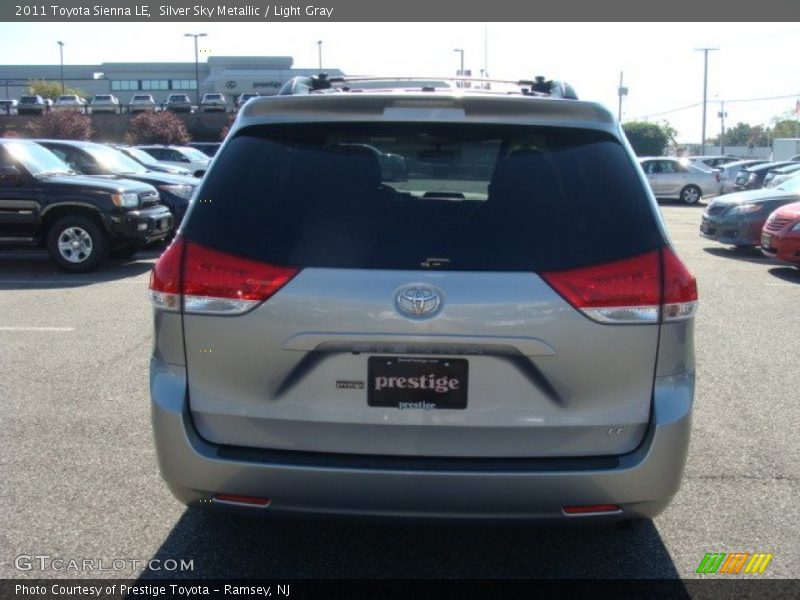 Silver Sky Metallic / Light Gray 2011 Toyota Sienna LE