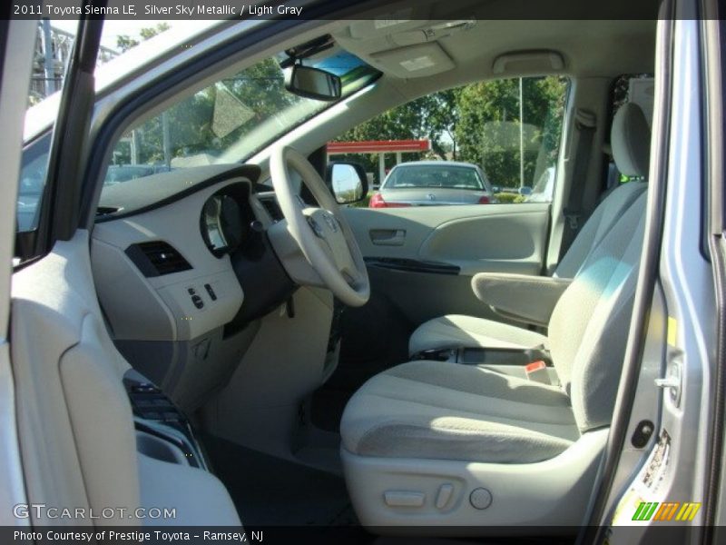 Silver Sky Metallic / Light Gray 2011 Toyota Sienna LE
